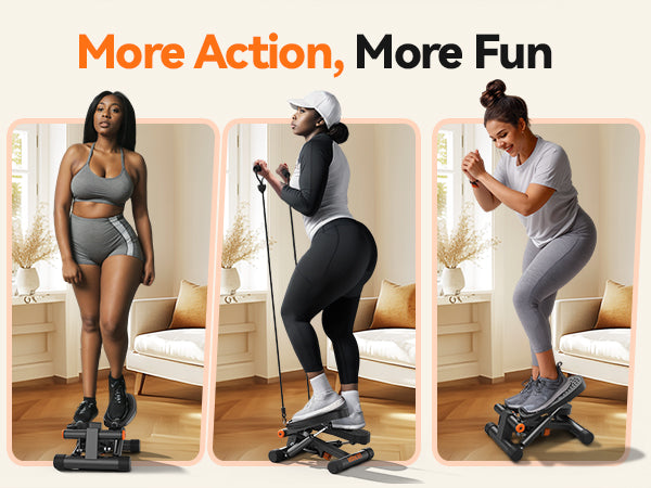 Mini Stepper Fitness Machine - Home Cardio & Fat Burning Workout