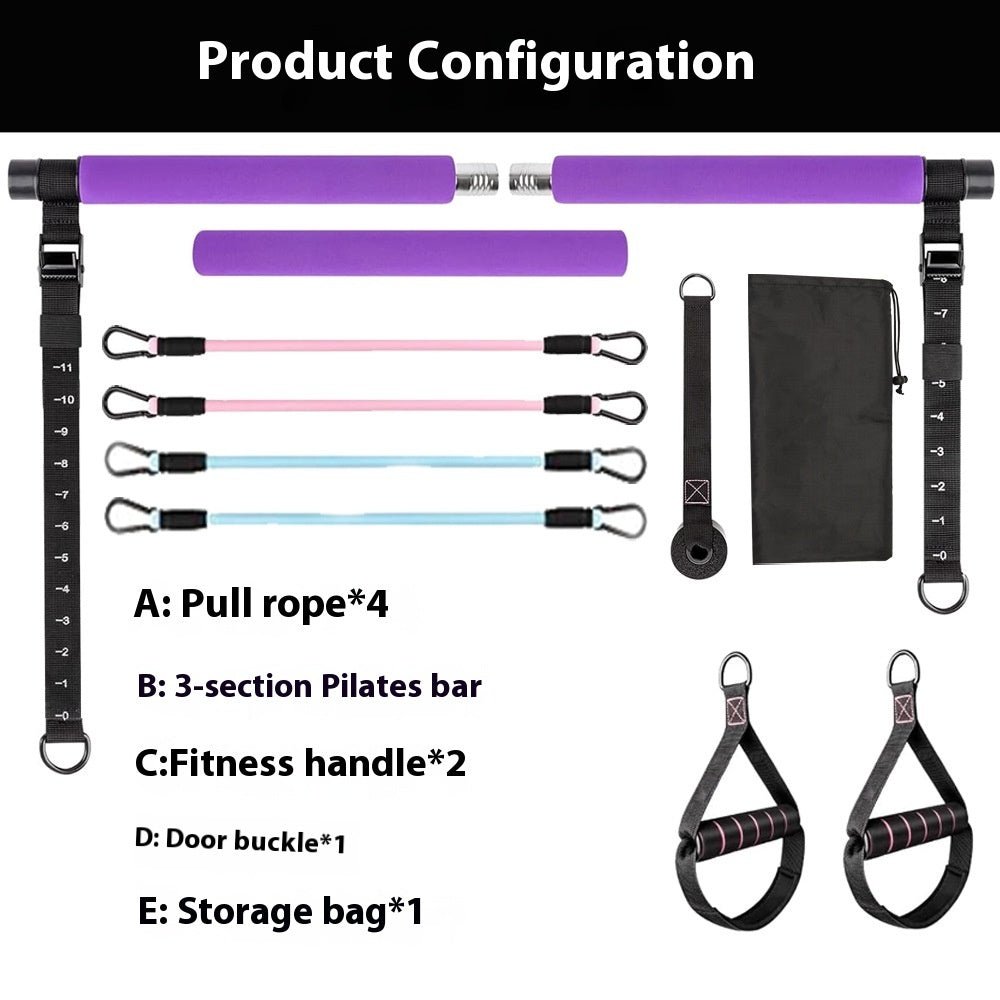 Pilates Bar Kit – Full Body Home Gym in One Bag - FavBabies