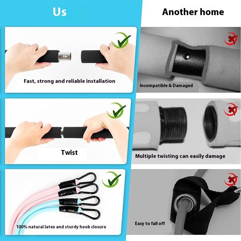 Pilates Bar Kit – Full Body Home Gym in One Bag - FavBabies