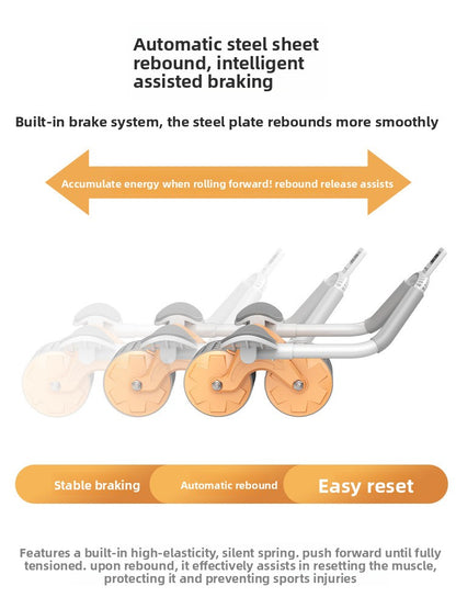 Dual Wheel Abdominal Exercise Roller