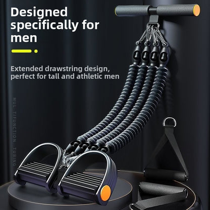 Multifunctional Pedal Puller Fitness Resistance Trainer