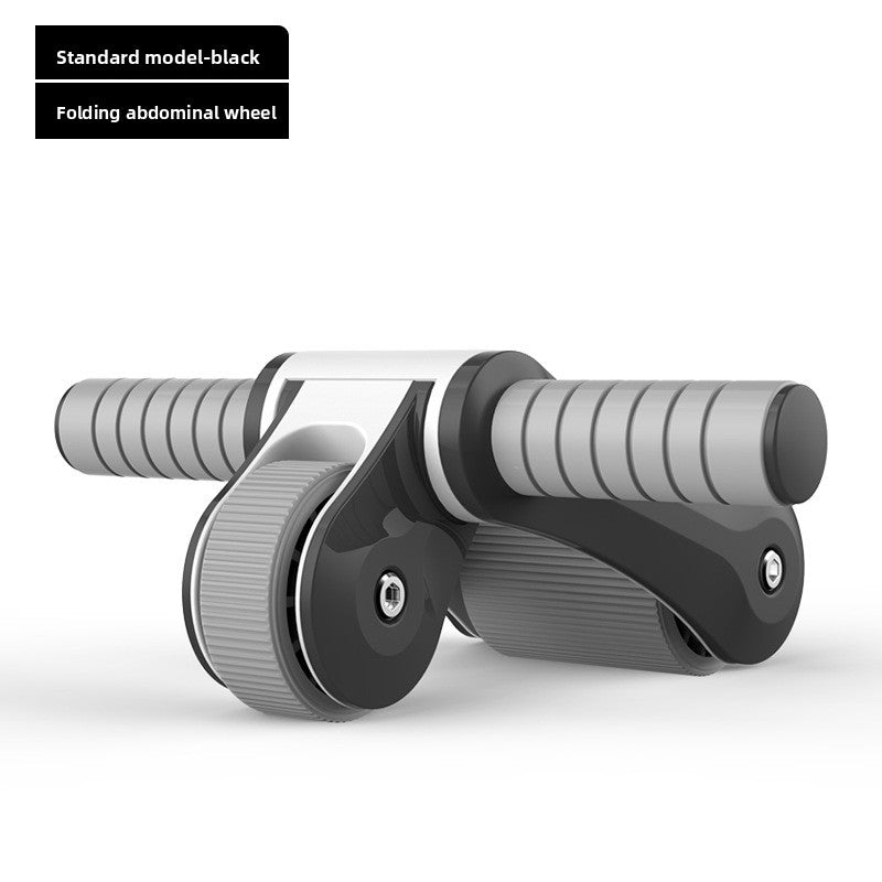 Foldable Dual Wheel Abdominal Exercise Roller