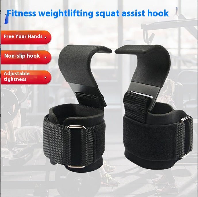 Horizontal Bar Pull - up Grip Hook Fitness Equipment Training Auxiliary Strap - FavBabies