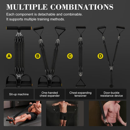 Multifunctional Pedal Puller Fitness Resistance Trainer