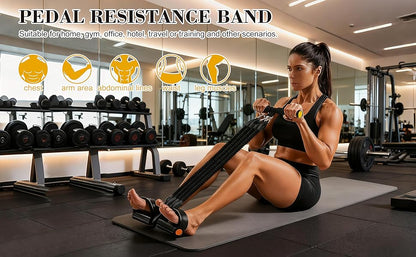Multifunctional Pedal Puller Fitness Resistance Trainer