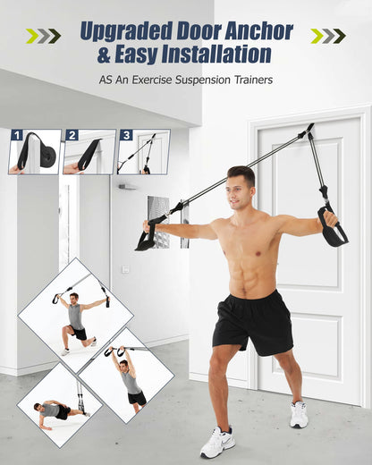 Pilates Bar Resistance Band Set – Full Body Home Gym