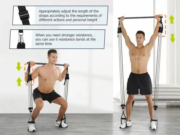 Multifunctional Pedal Puller Fitness Resistance Trainer - FavBabies