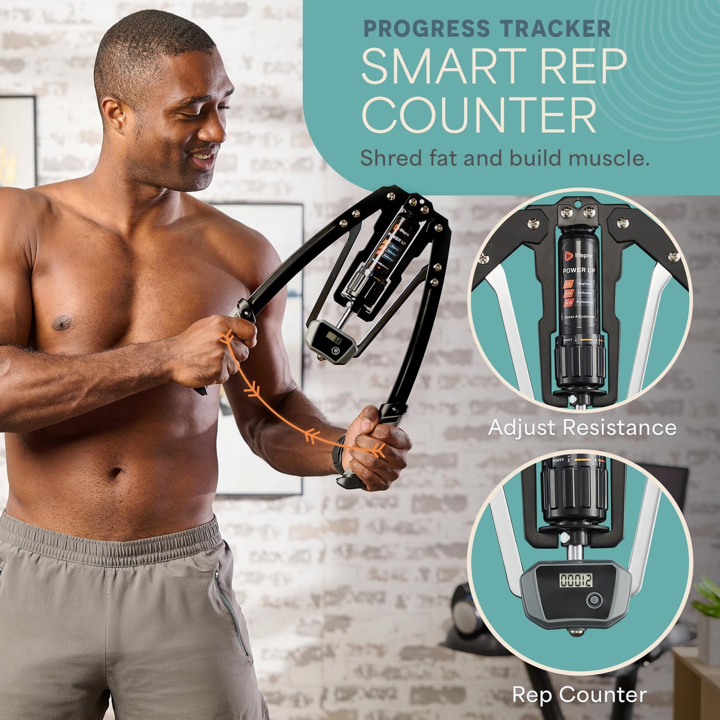 Home adjustable cylinder arm