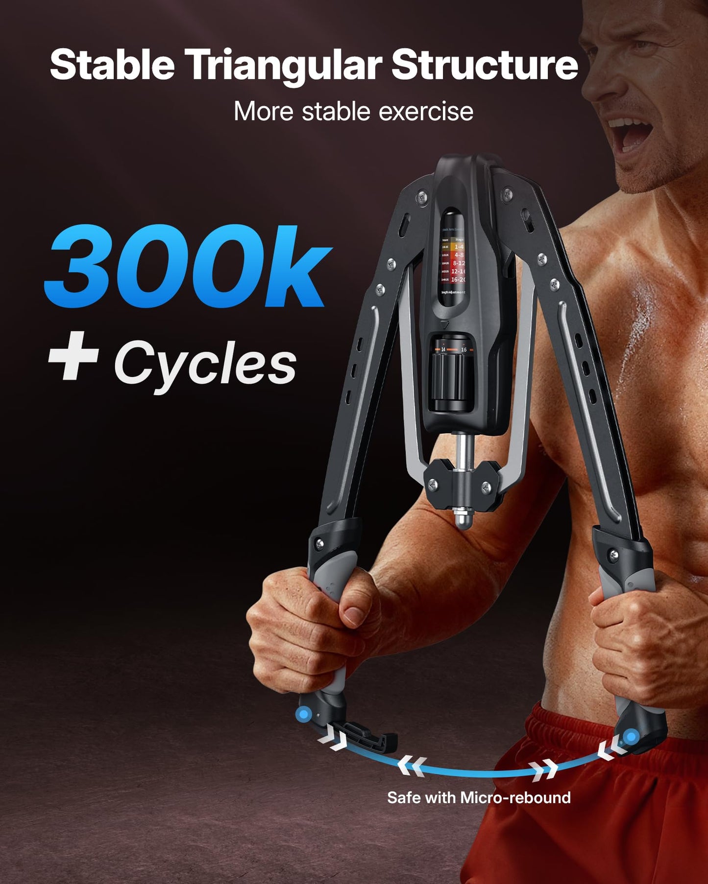 Home adjustable cylinder arm