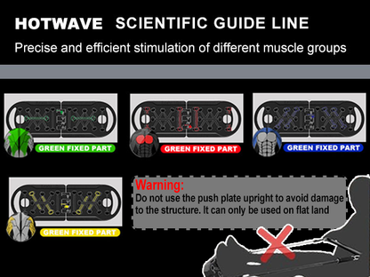 54-hole Push-up Board Multi-functional Home Fitness Equipment