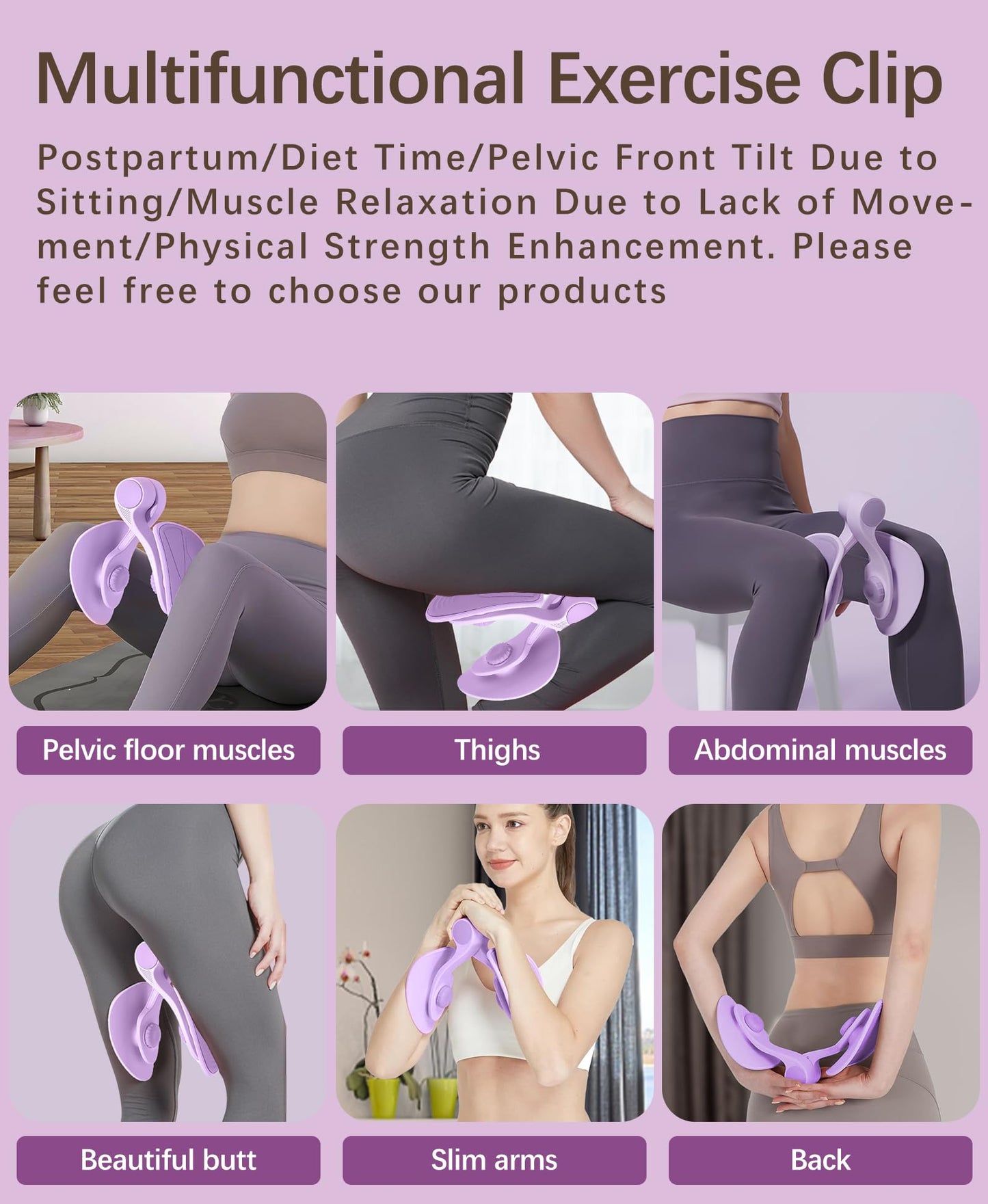 Smart Thigh and Pelvic Floor Exercise Trainer