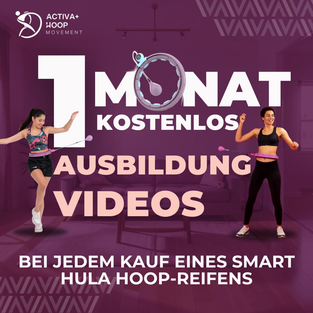 360° Auto-Spinning Fitness Hoop - Slim Waist & Burn Calories Fast