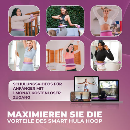 360° Auto-Spinning Fitness Hoop - Slim Waist & Burn Calories Fast