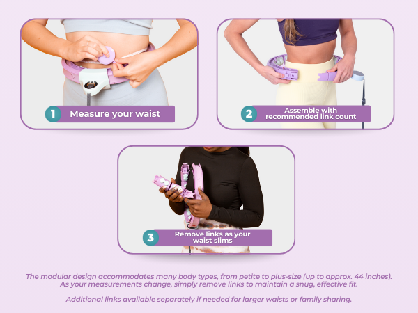 360° Auto-Spinning Fitness Hoop - Slim Waist & Burn Calories Fast