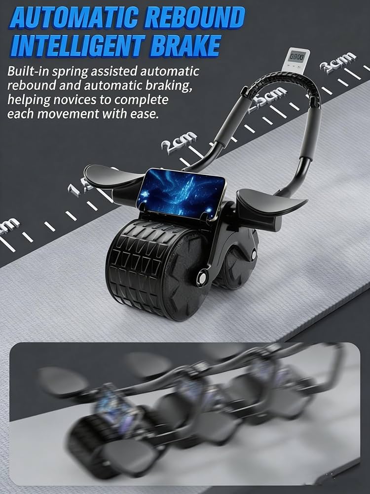 Dual Wheel Abdominal Exercise Roller