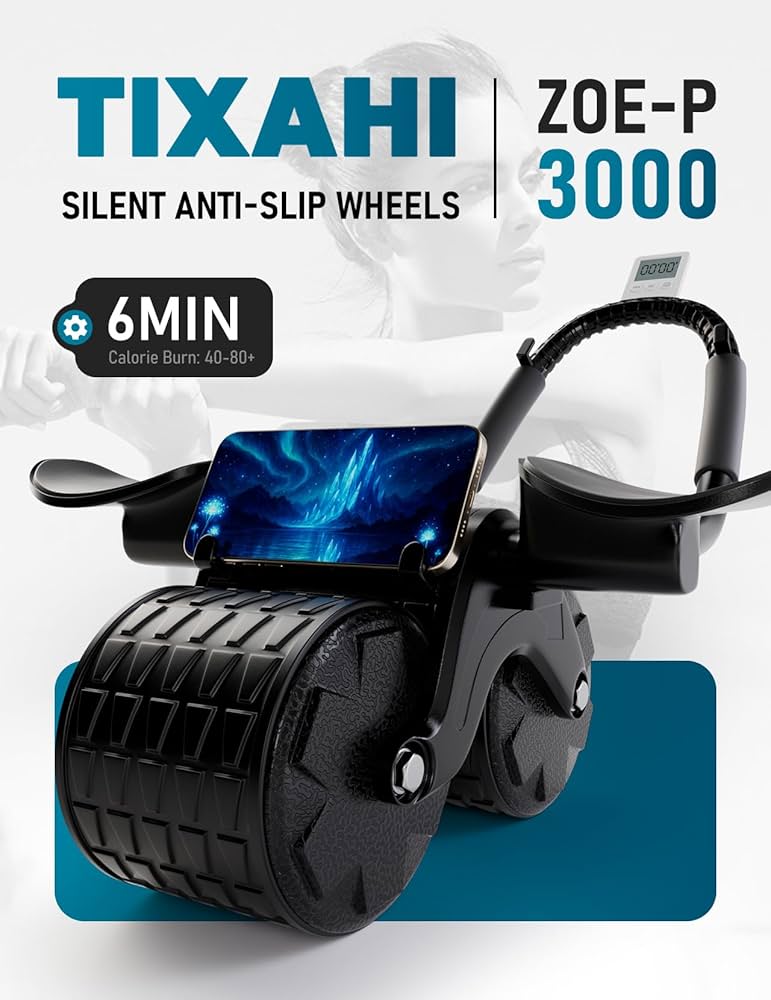 Dual Wheel Abdominal Exercise Roller