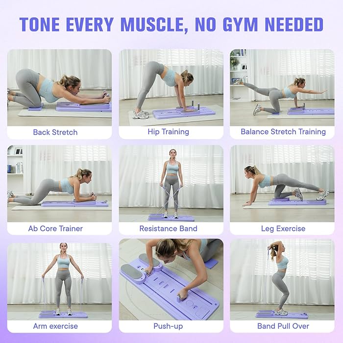 Fitness Board Upgrade Multi-functional Abdominal Wheel Home