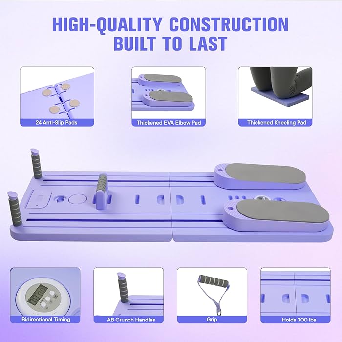 Fitness Board Upgrade Multi-functional Abdominal Wheel Home