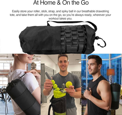 Muscle Relief Foam Roller -Deep Tissue Massage for Back & Legs Active