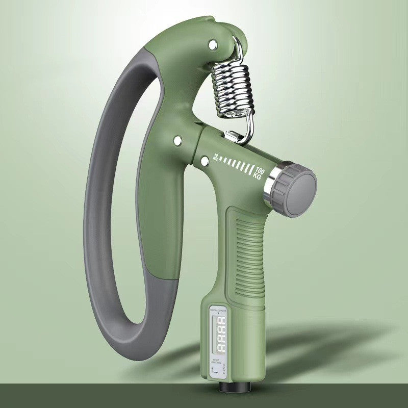 Smart Counting Grip Trainer – 10–100KG Adjustable Strengthener