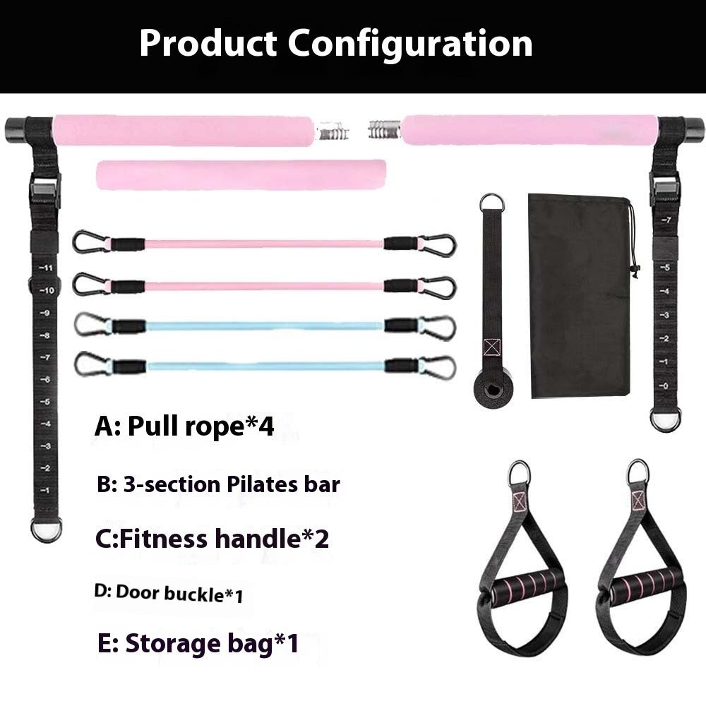 Pilates Bar Kit – Full Body Home Gym in One Bag - FavBabies